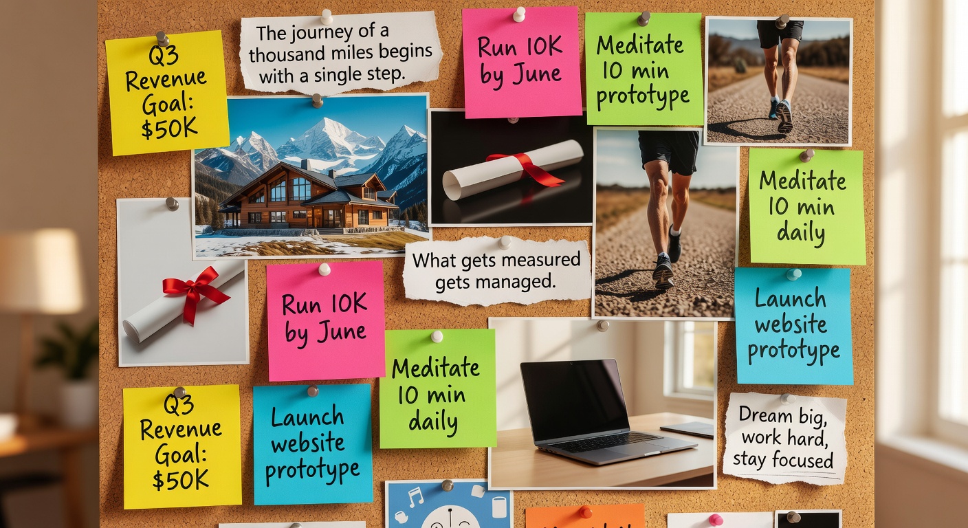 Goal setting and habit tracking